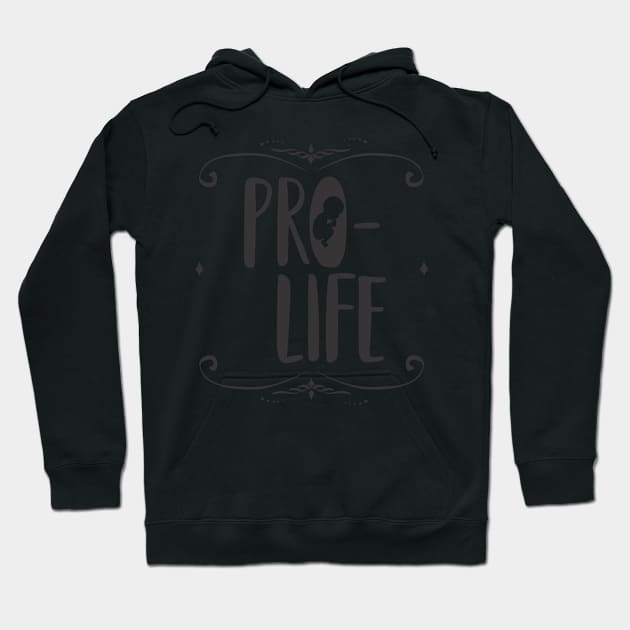 Pro-Life Hoodie by alinerope